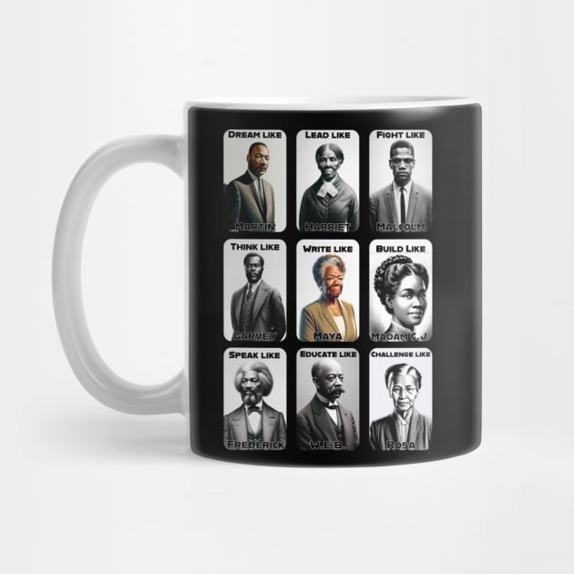 Heroes of Black History, Civil Rights Leaders by UrbanLifeApparel